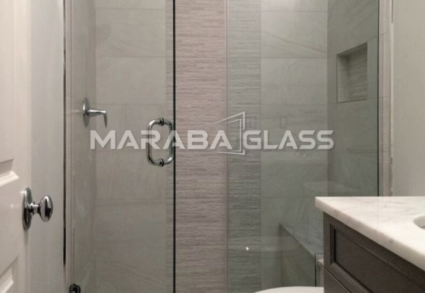 Luxury bathroom with custom shower cubicle
