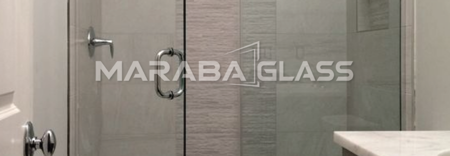 Luxury bathroom with custom shower cubicle