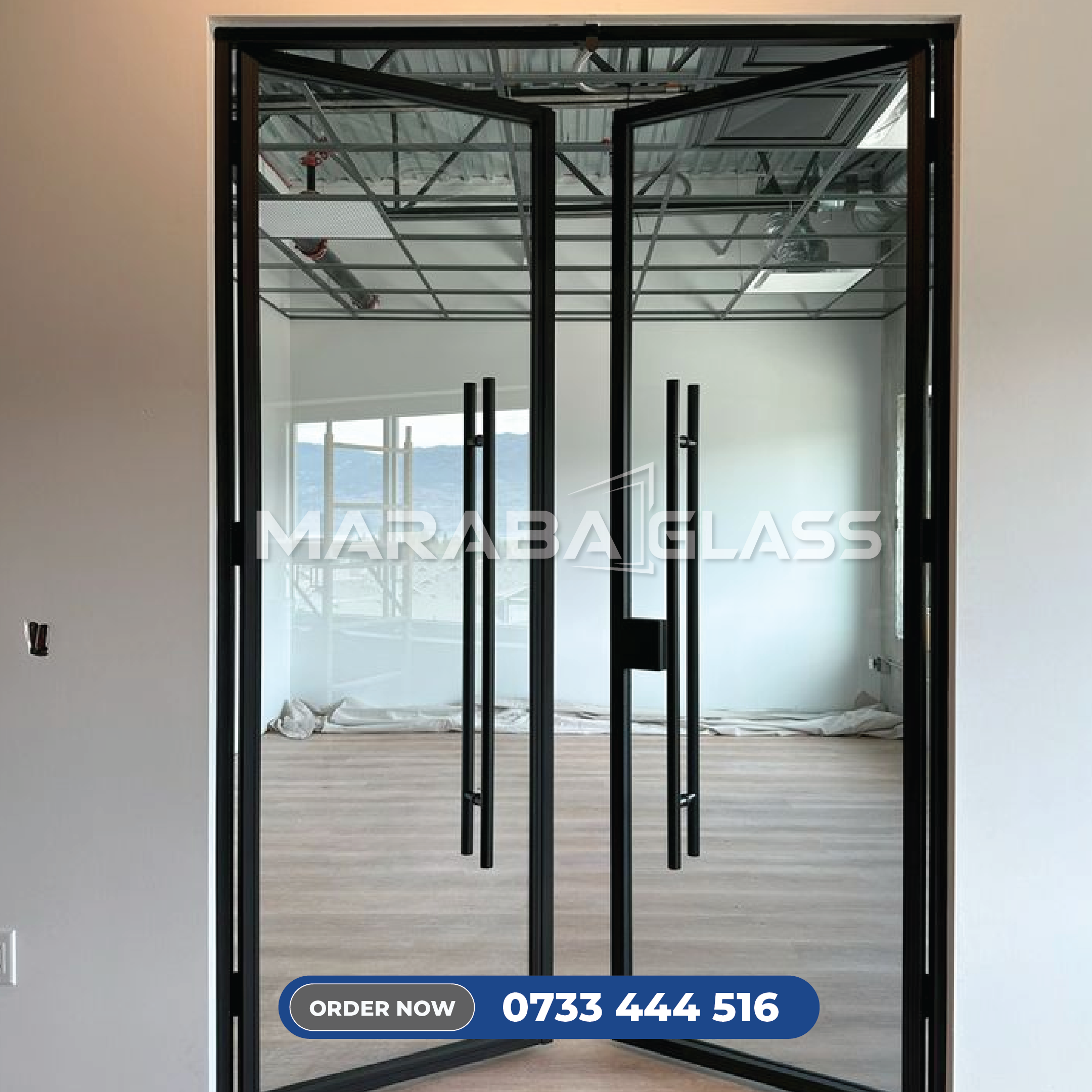 Glass Balustrades, Curtain Walling, Balcony Railing and Shower Cubicle Installations in Nairobi, Kenya office glass door solutions