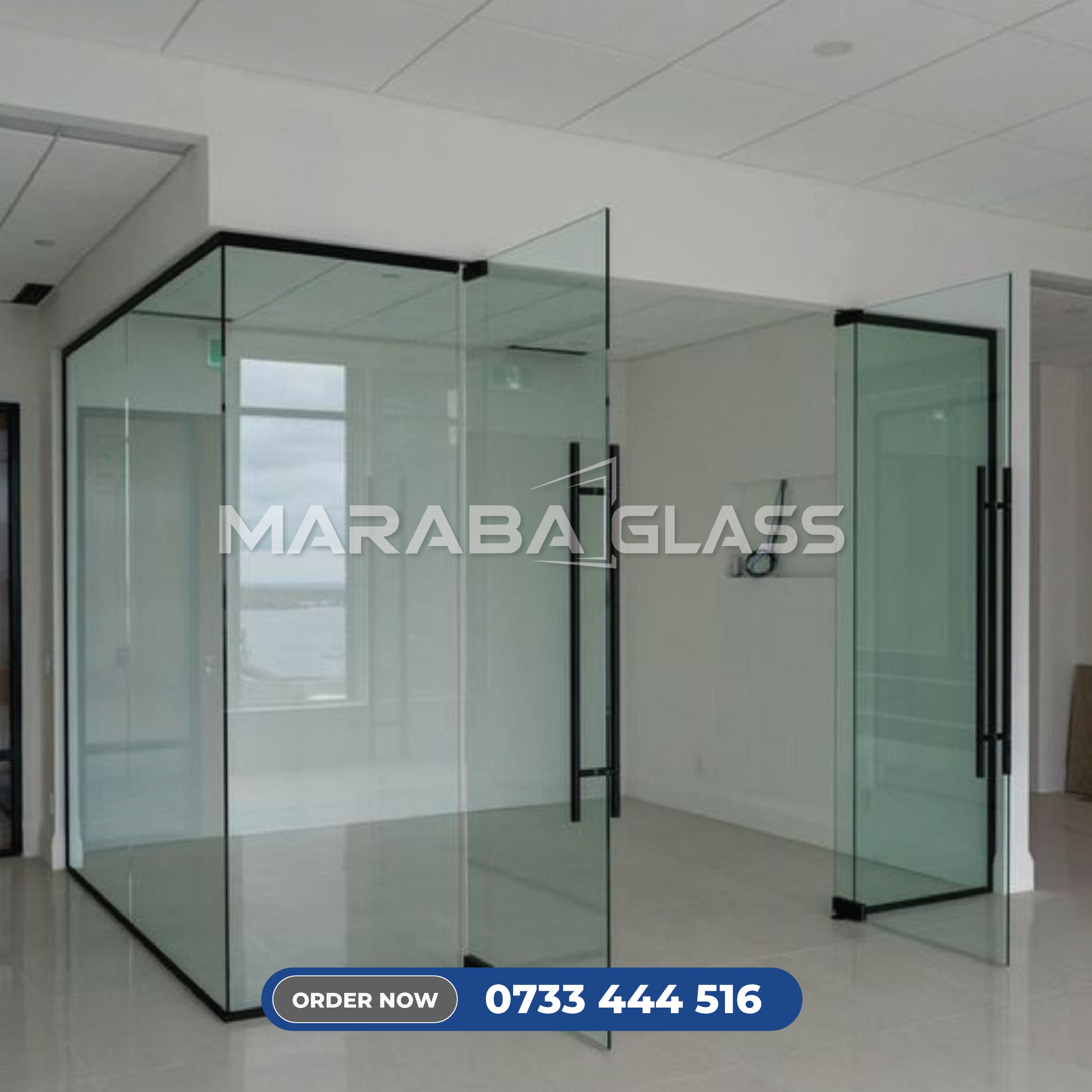 Glass Balustrades, Curtain Walling, Balcony Railing and Shower Cubicle Installations in Nairobi, Kenya office glass partitions