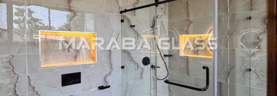 shower cubicle installation