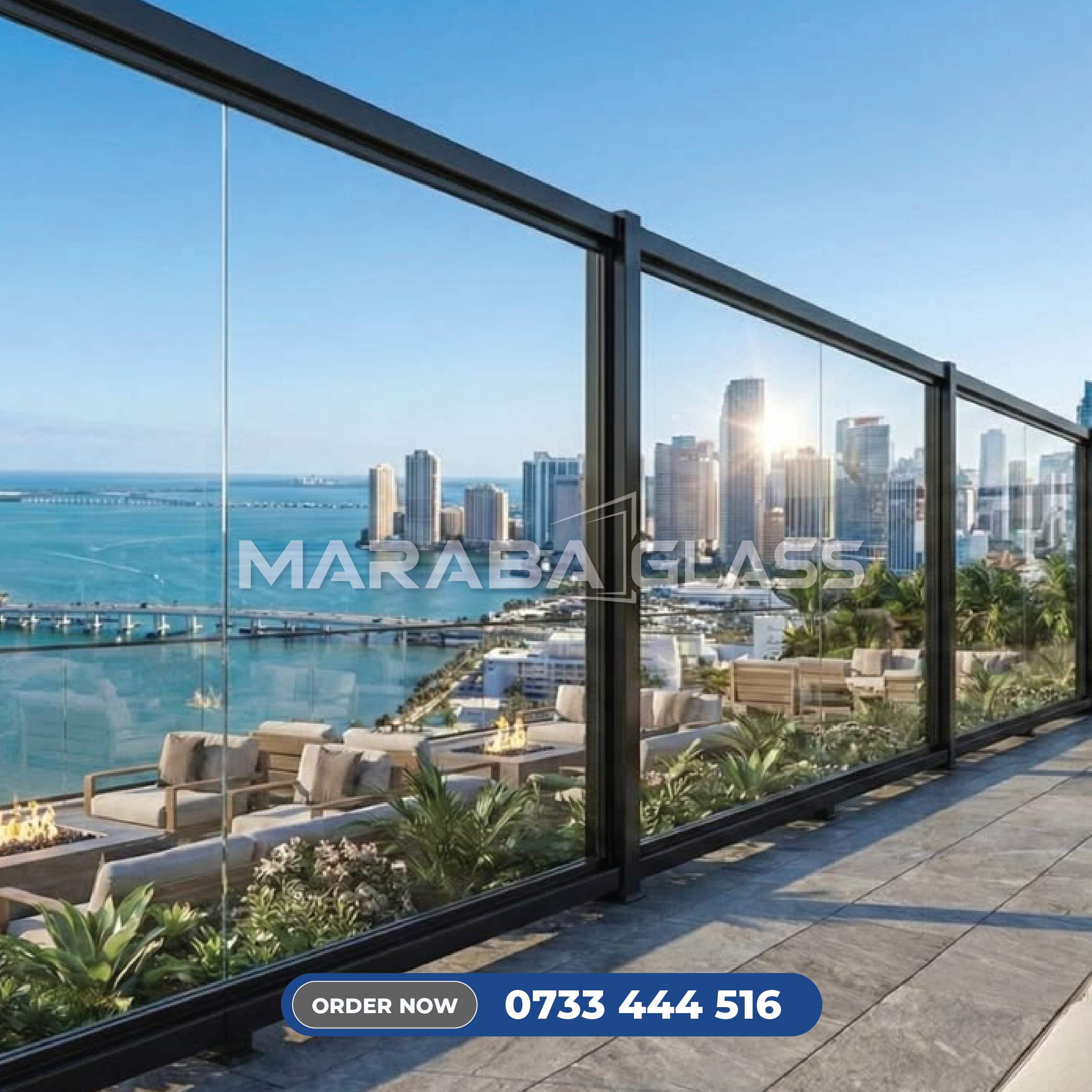 Glass Balustrades, Curtain Walling, Balcony Railing and Shower Cubicle Installations in Nairobi, Kenya glass balustrades